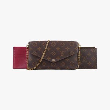 Pochette Felicie Brown Monogram Canvas M61276 NZ5106ポシェット フェリシー モノグラム/ブラウン モノグラムキャンバス M61276 NZ5106