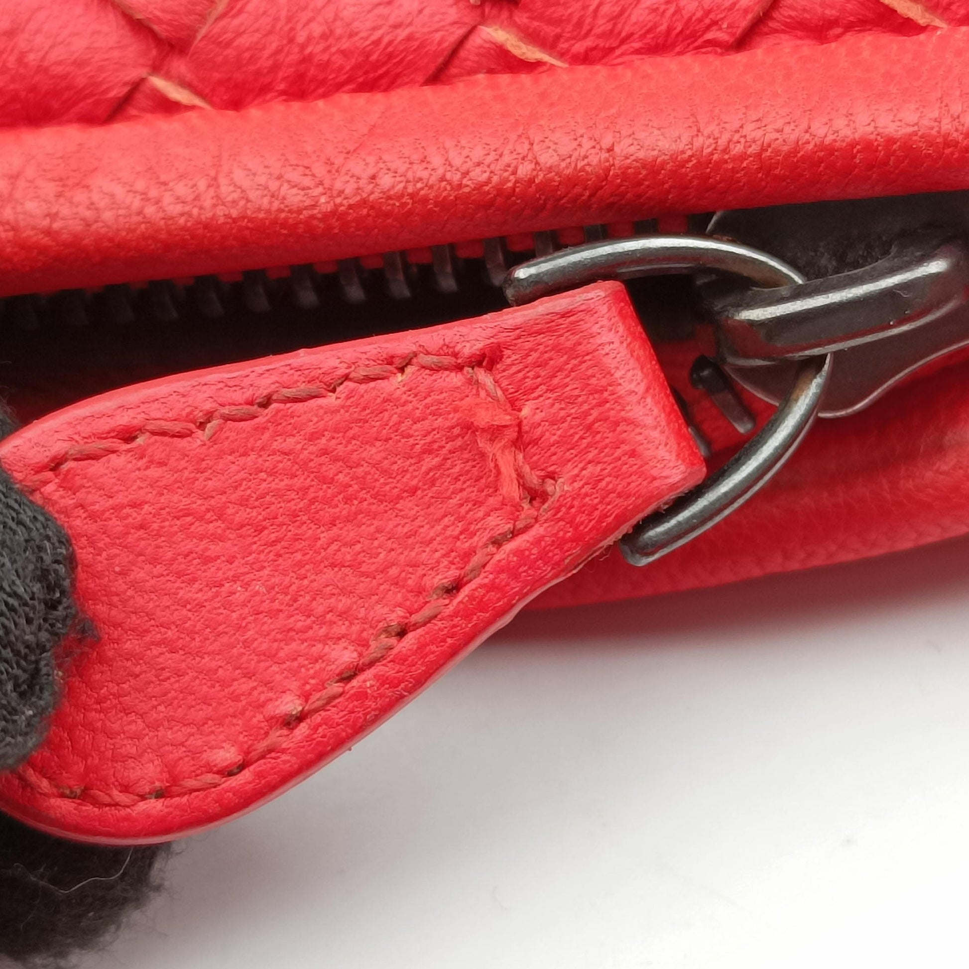 Intrecciato Orange lambskin B00012532Yイントレチャート オレンジ ラムスキン B00012532Y