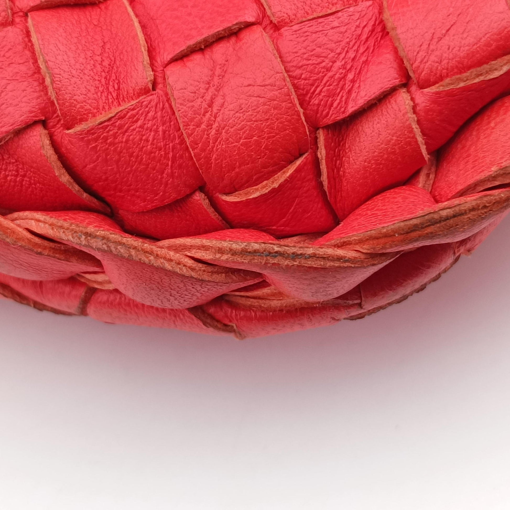 Intrecciato Orange lambskin B00012532Yイントレチャート オレンジ ラムスキン B00012532Y