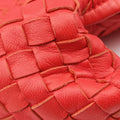 Intrecciato Orange lambskin B00012532Yイントレチャート オレンジ ラムスキン B00012532Y