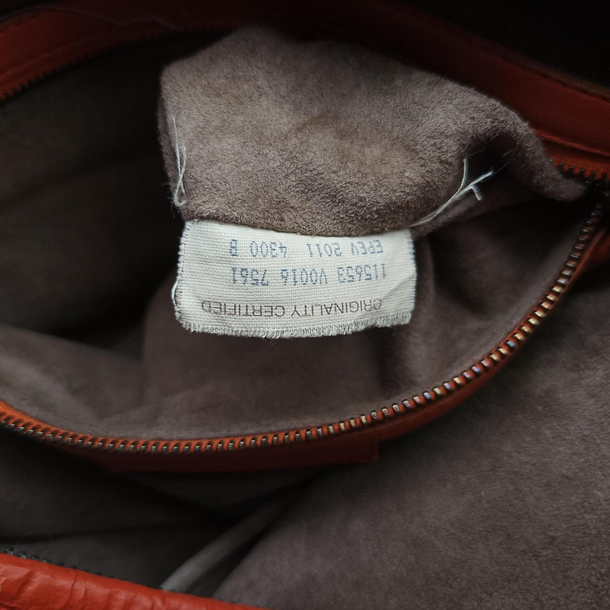 Intrecciato Orange lambskin 115653 V0016 7561 EPEV 2011 4300 Bイントレチャート オレンジ ラムスキン 115653 V0016 7561 EPEV 2011 4300 B