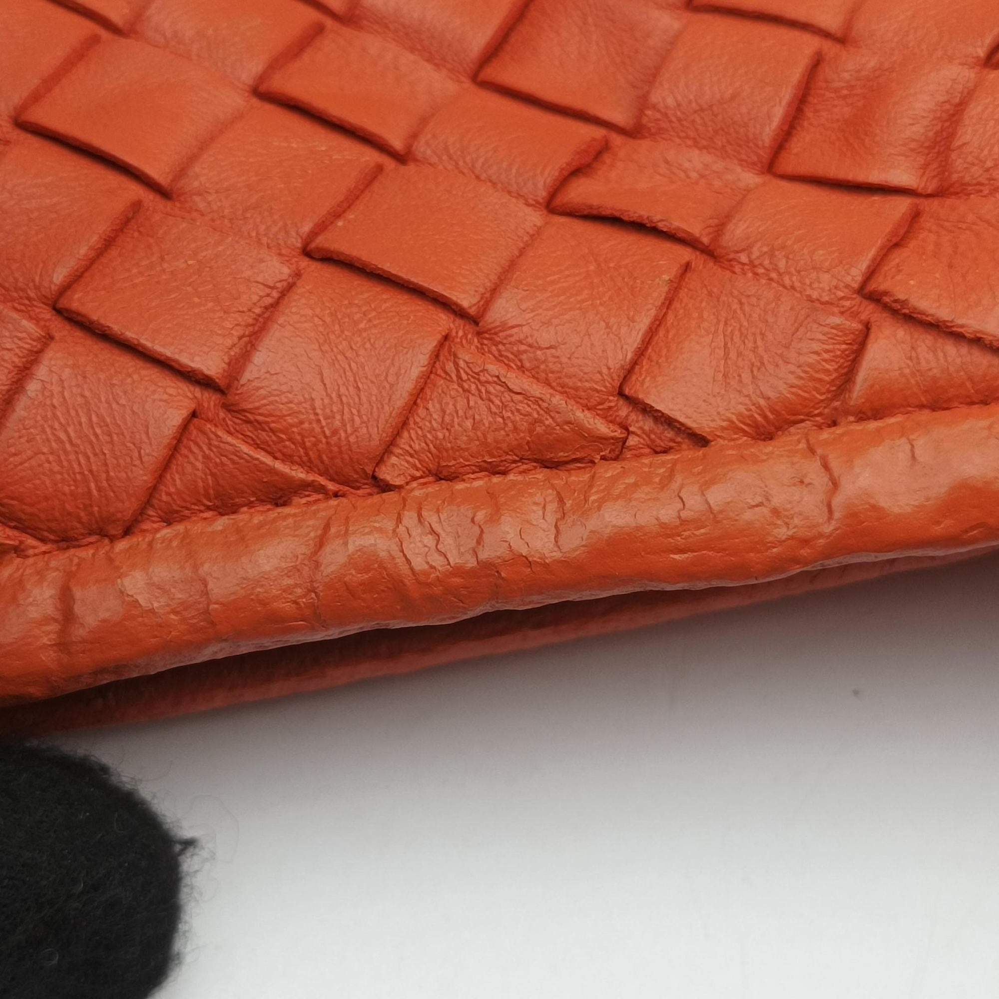 Intrecciato Orange lambskin 115653 V0016 7561 EPEV 2011 4300 Bイントレチャート オレンジ ラムスキン 115653 V0016 7561 EPEV 2011 4300 B