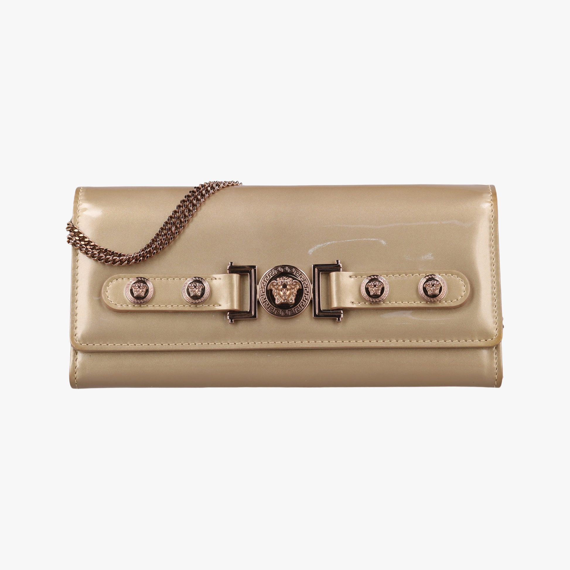 Medusa Golden Patent leather メドゥーサ ゴールド パテントレザー 