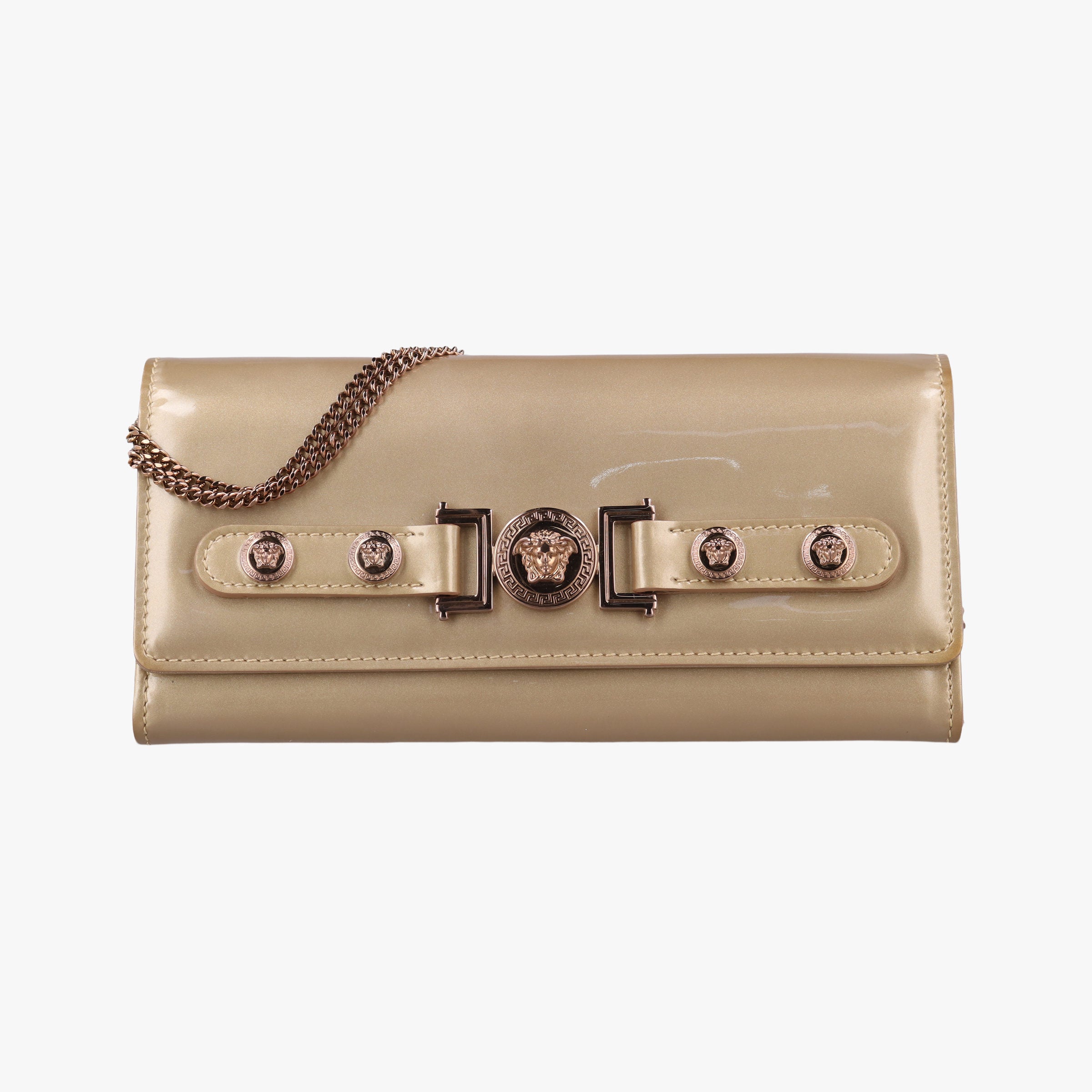Medusa Golden Patent leather メドゥーサ ゴールド パテントレザー 