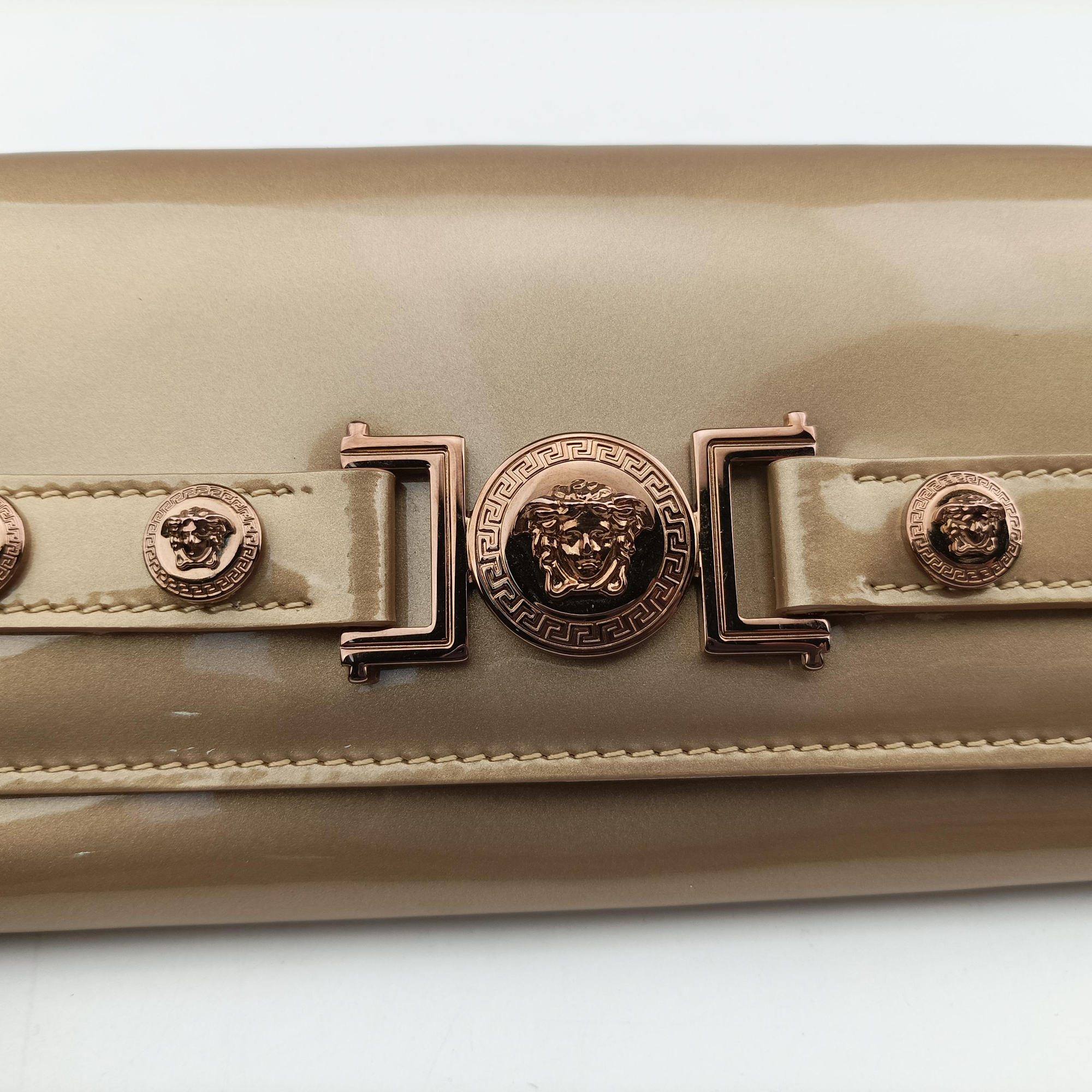 Medusa Golden Patent leather メドゥーサ ゴールド パテントレザー 