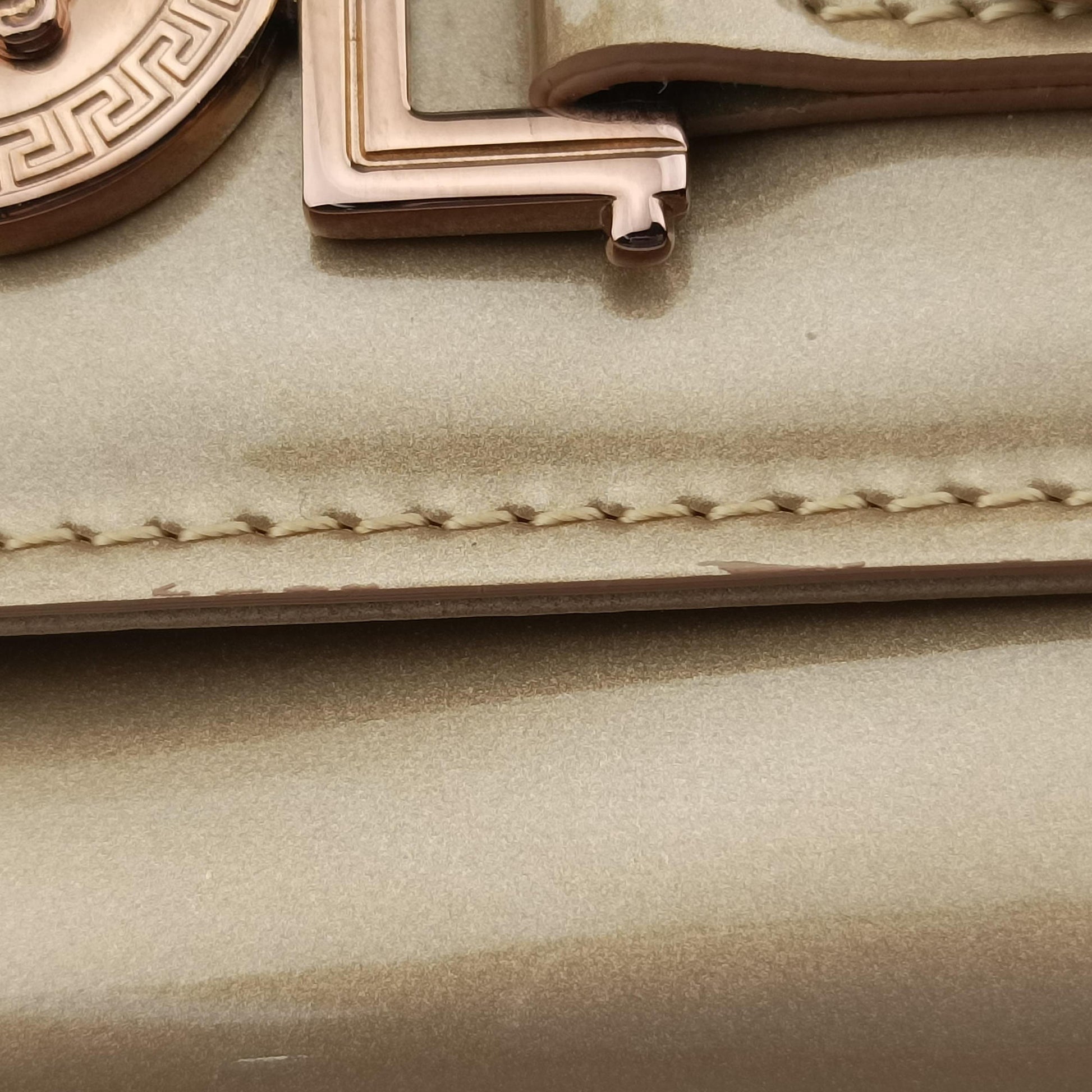Medusa Golden Patent leather メドゥーサ ゴールド パテントレザー 