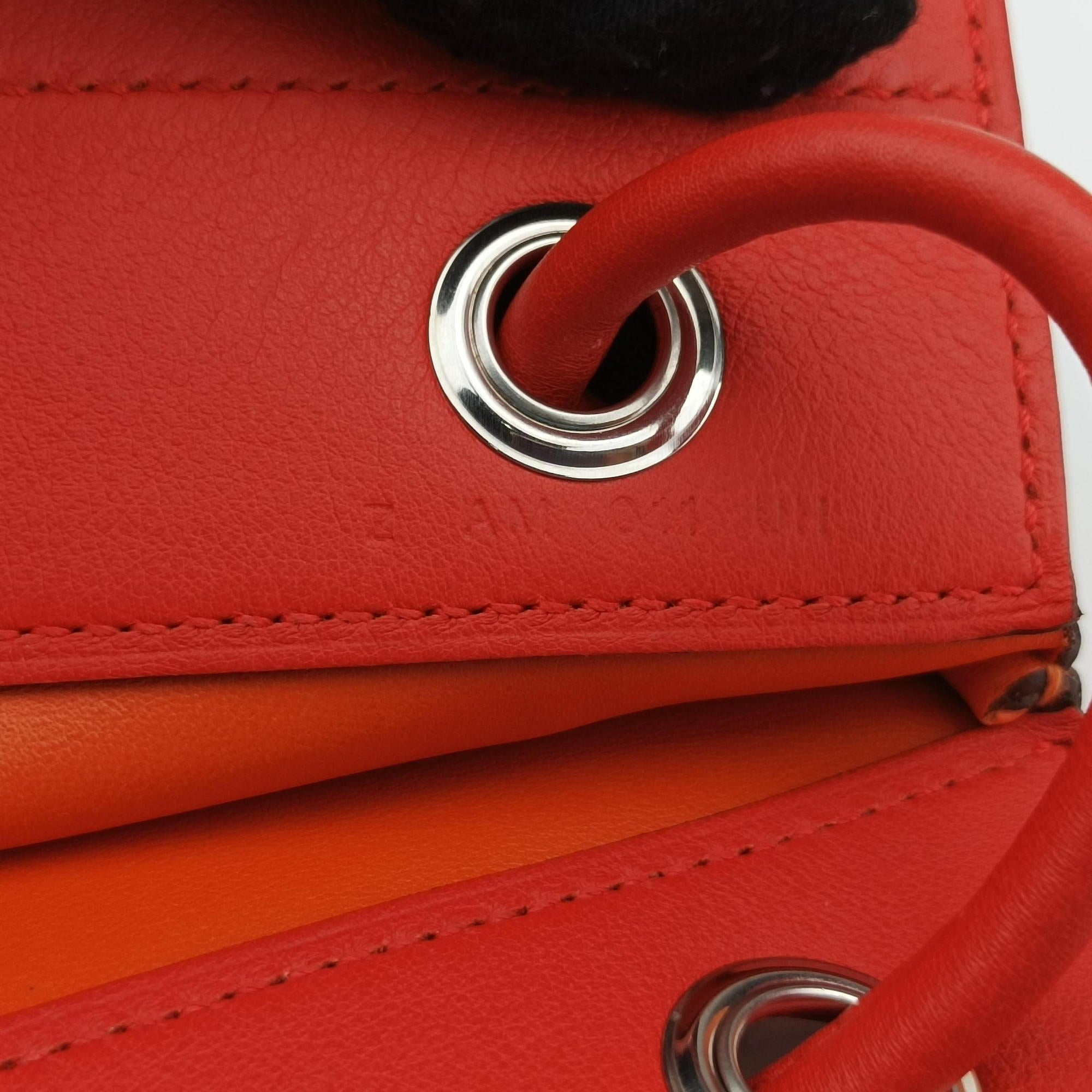 Sac Aline mini Orange Leather Z AM 011 UHサック アリーヌ ミニ オレンジ レザー Z AM 011 UH