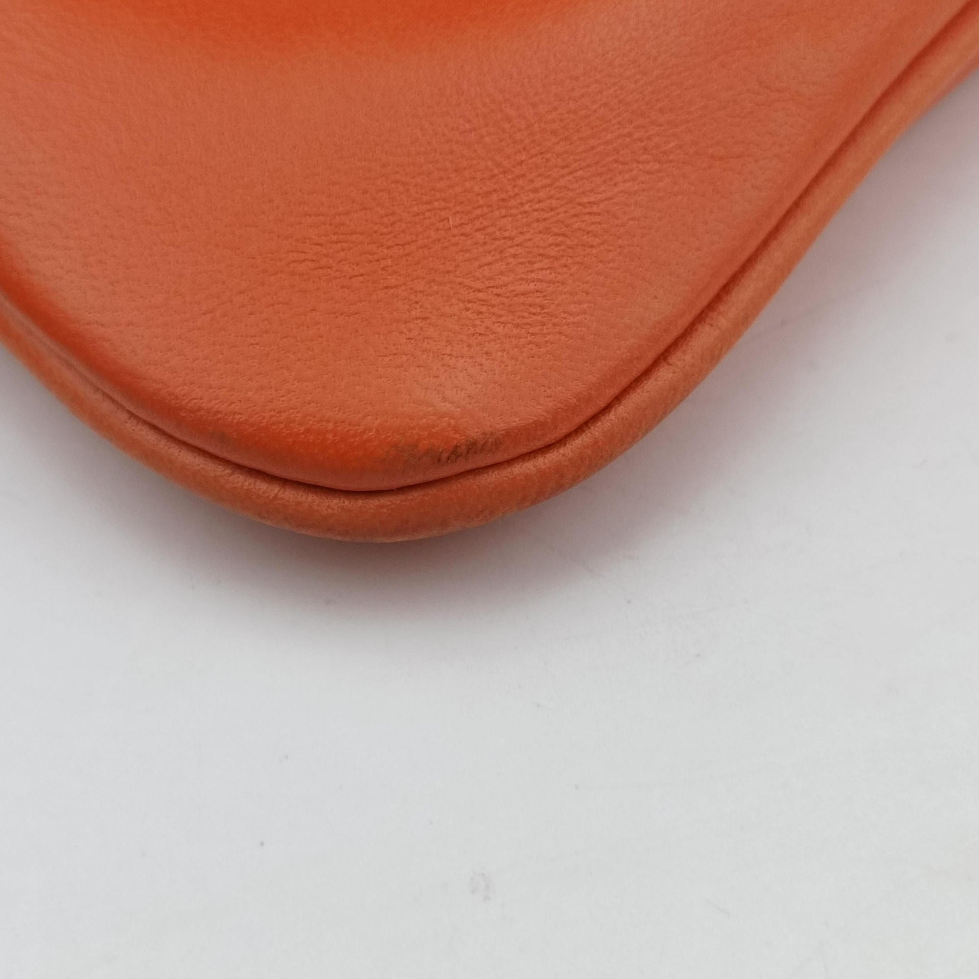 Sac Aline mini Orange Leather Z AM 011 UHサック アリーヌ ミニ オレンジ レザー Z AM 011 UH