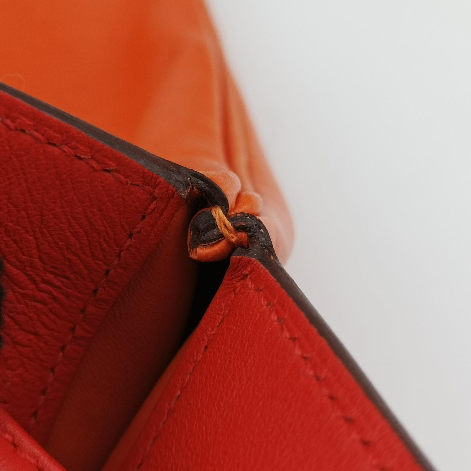 Sac Aline mini Orange Leather Z AM 011 UHサック アリーヌ ミニ オレンジ レザー Z AM 011 UH