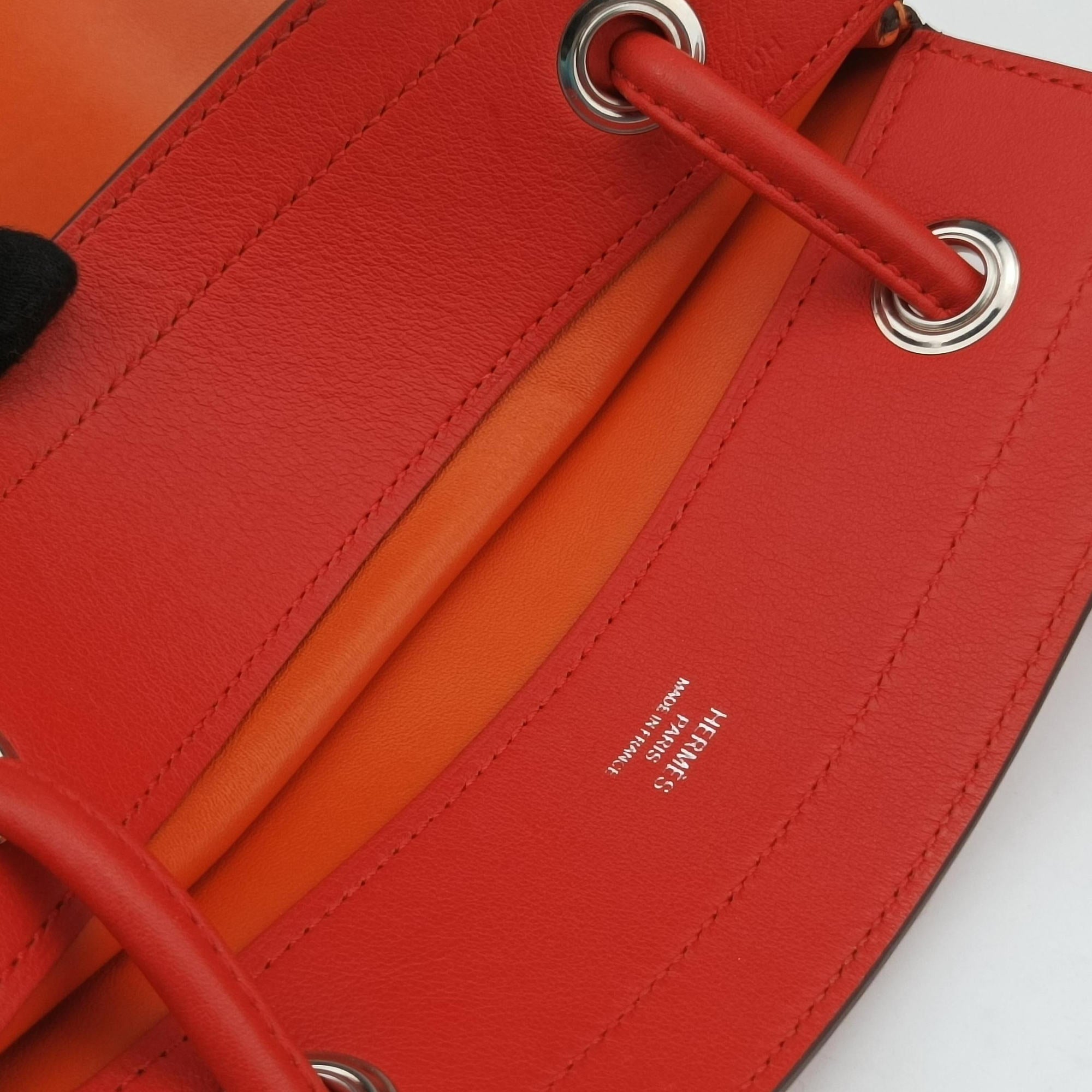 Sac Aline mini Orange Leather Z AM 011 UHサック アリーヌ ミニ オレンジ レザー Z AM 011 UH