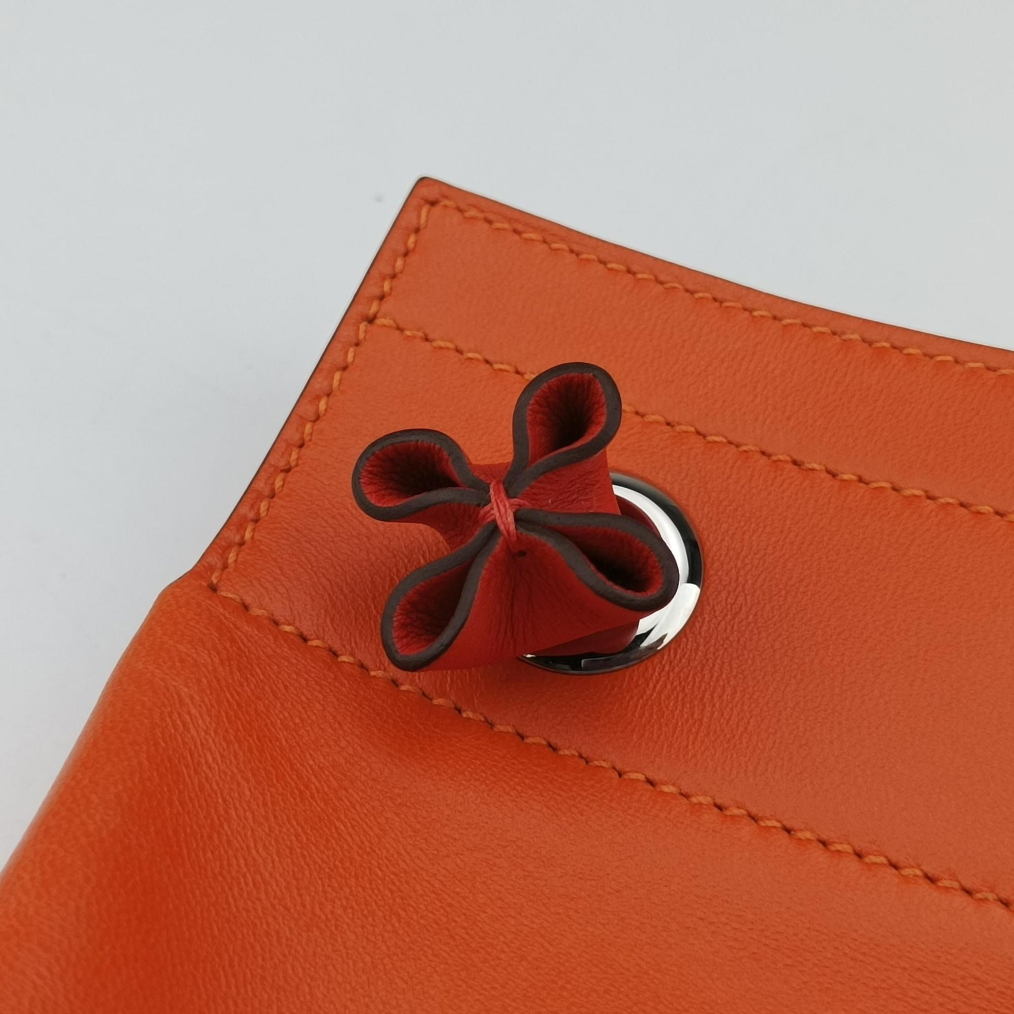 Sac Aline mini Orange Leather Z AM 011 UHサック アリーヌ ミニ オレンジ レザー Z AM 011 UH