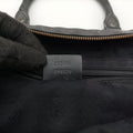 Diamante Black PVC coated canvas×Leather 208463 D015413703ディアマンテ ブラック PVCコーティングキャンバス×レザー 208463 D015413703
