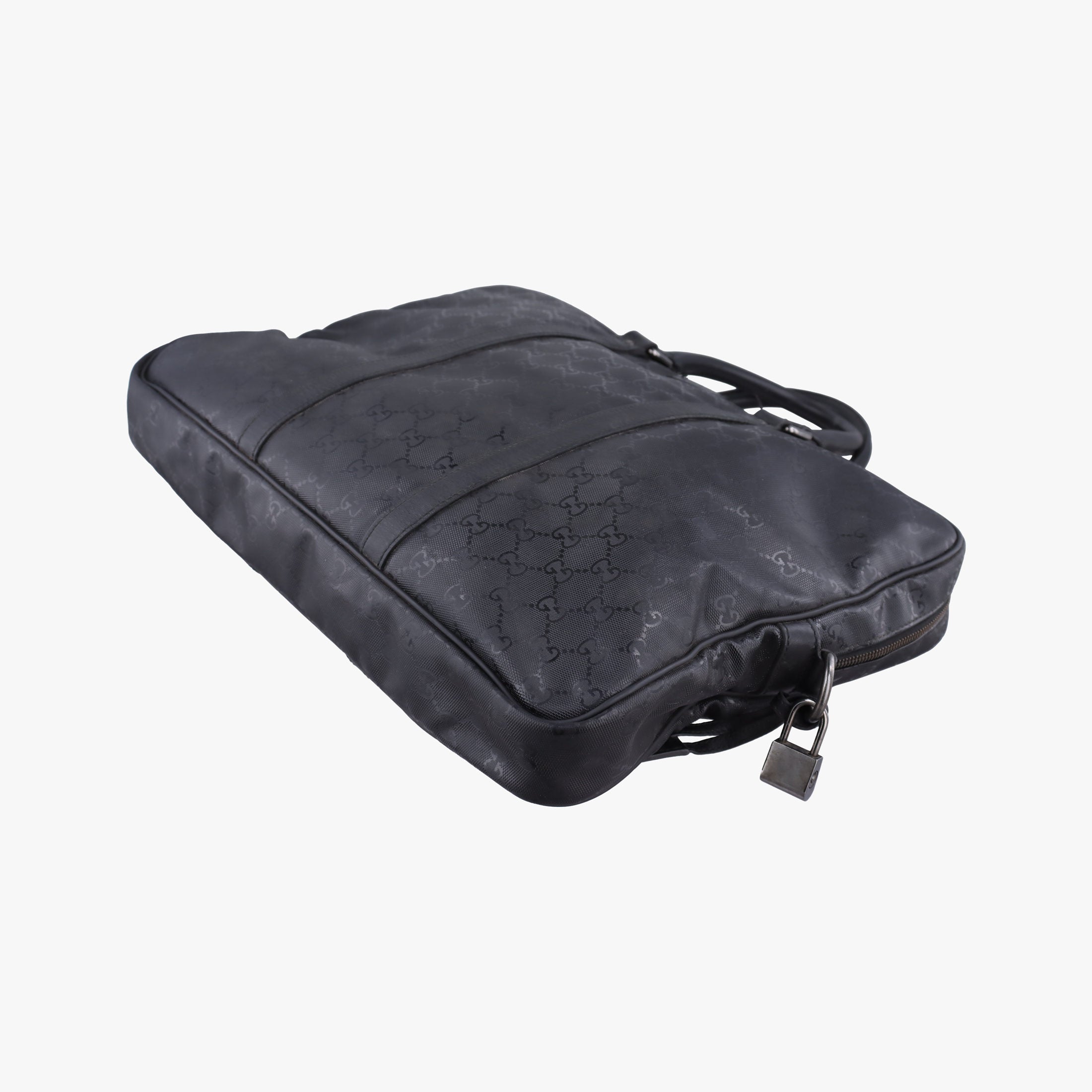 Diamante Black PVC coated canvas×Leather 208463 D015413703ディアマンテ ブラック PVCコーティングキャンバス×レザー 208463 D015413703