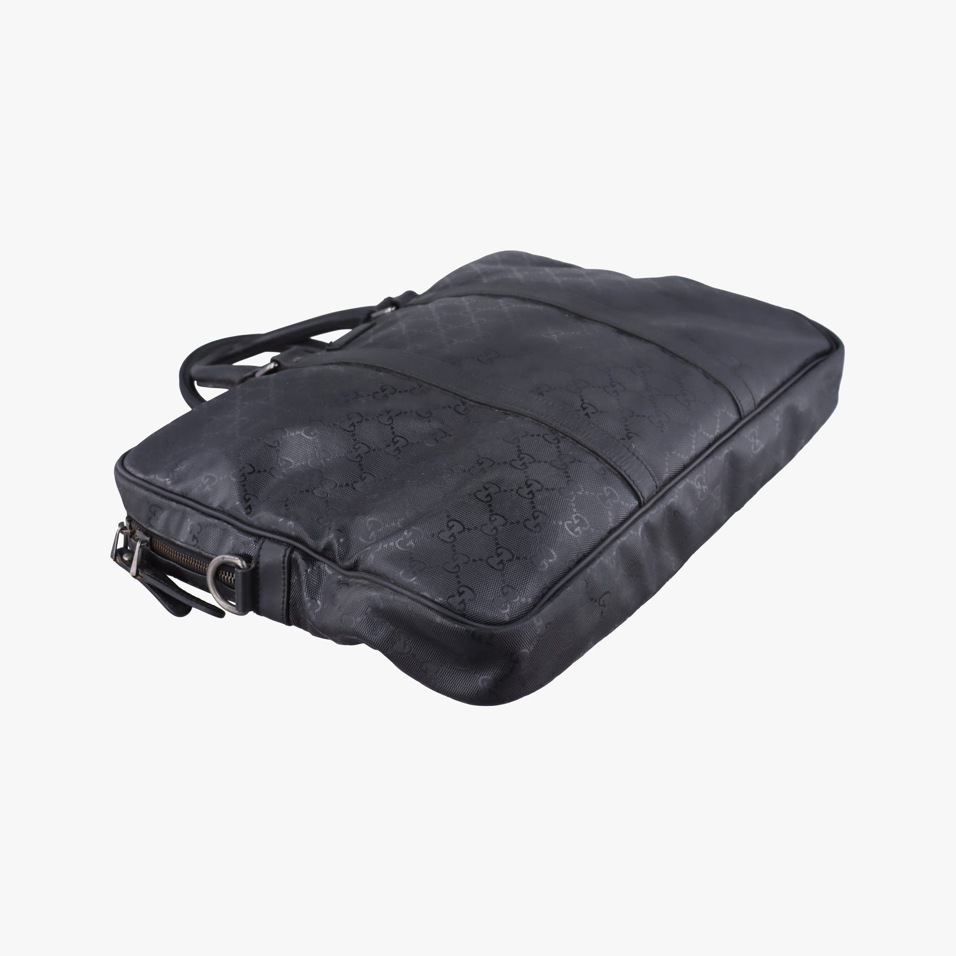 Diamante Black PVC coated canvas×Leather 208463 D015413703ディアマンテ ブラック PVCコーティングキャンバス×レザー 208463 D015413703