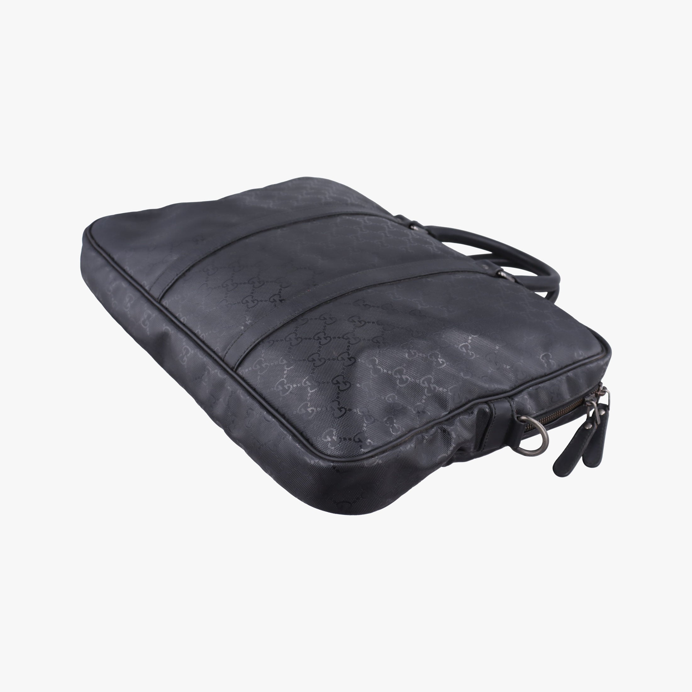 Diamante Black PVC coated canvas×Leather 208463 D015413703ディアマンテ ブラック PVCコーティングキャンバス×レザー 208463 D015413703