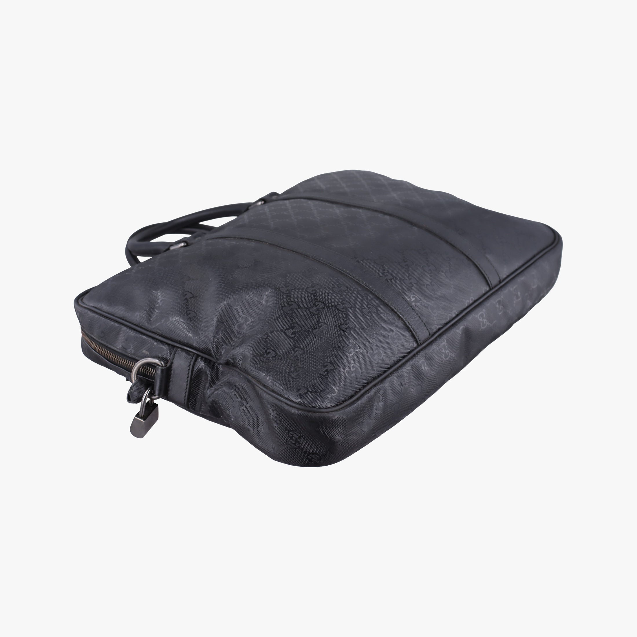 Diamante Black PVC coated canvas×Leather 208463 D015413703ディアマンテ ブラック PVCコーティングキャンバス×レザー 208463 D015413703