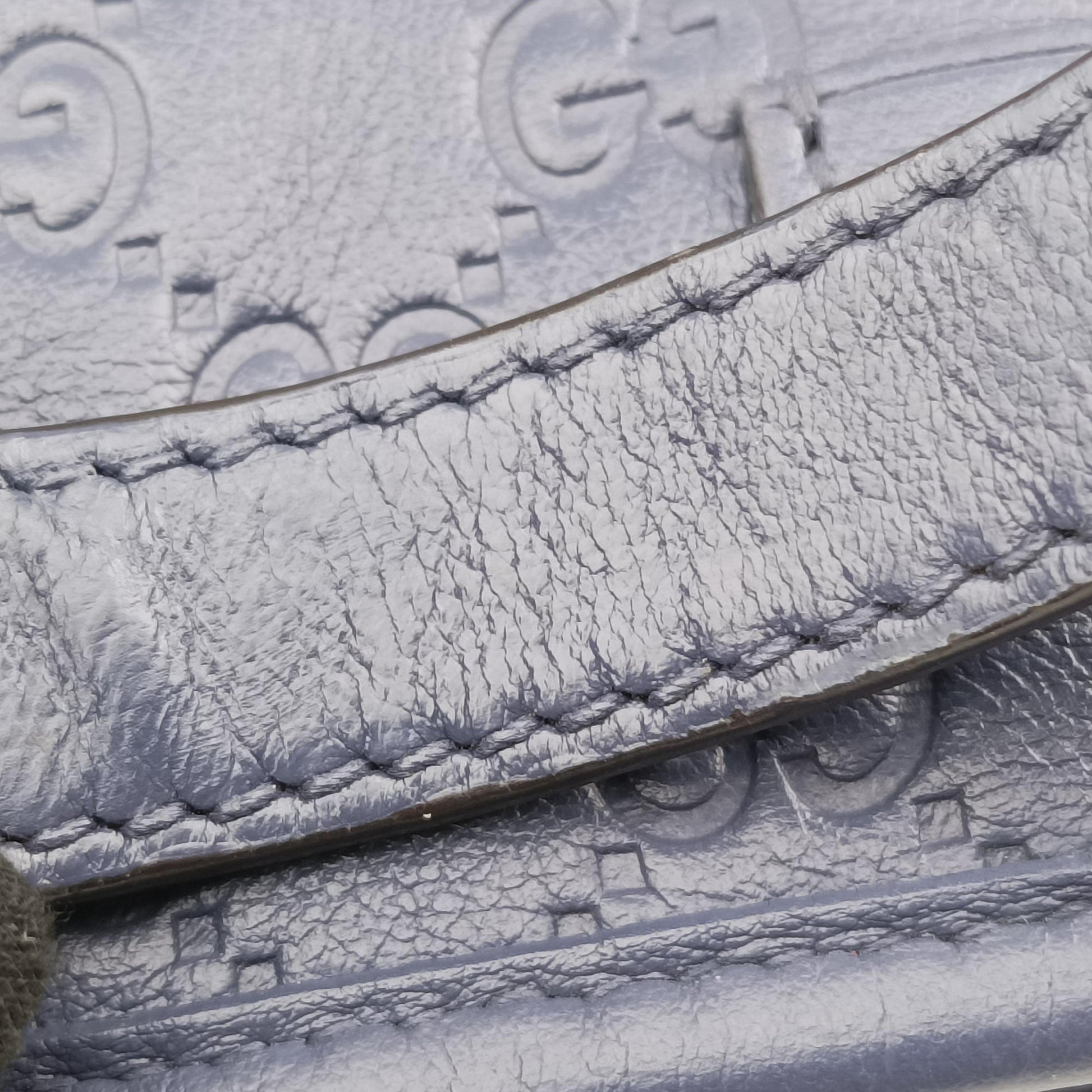 Guccissima GG Imprime Blue Leather 211120 I015246556グッチシマ インプリメ ブルー レザー 211120 I015246556