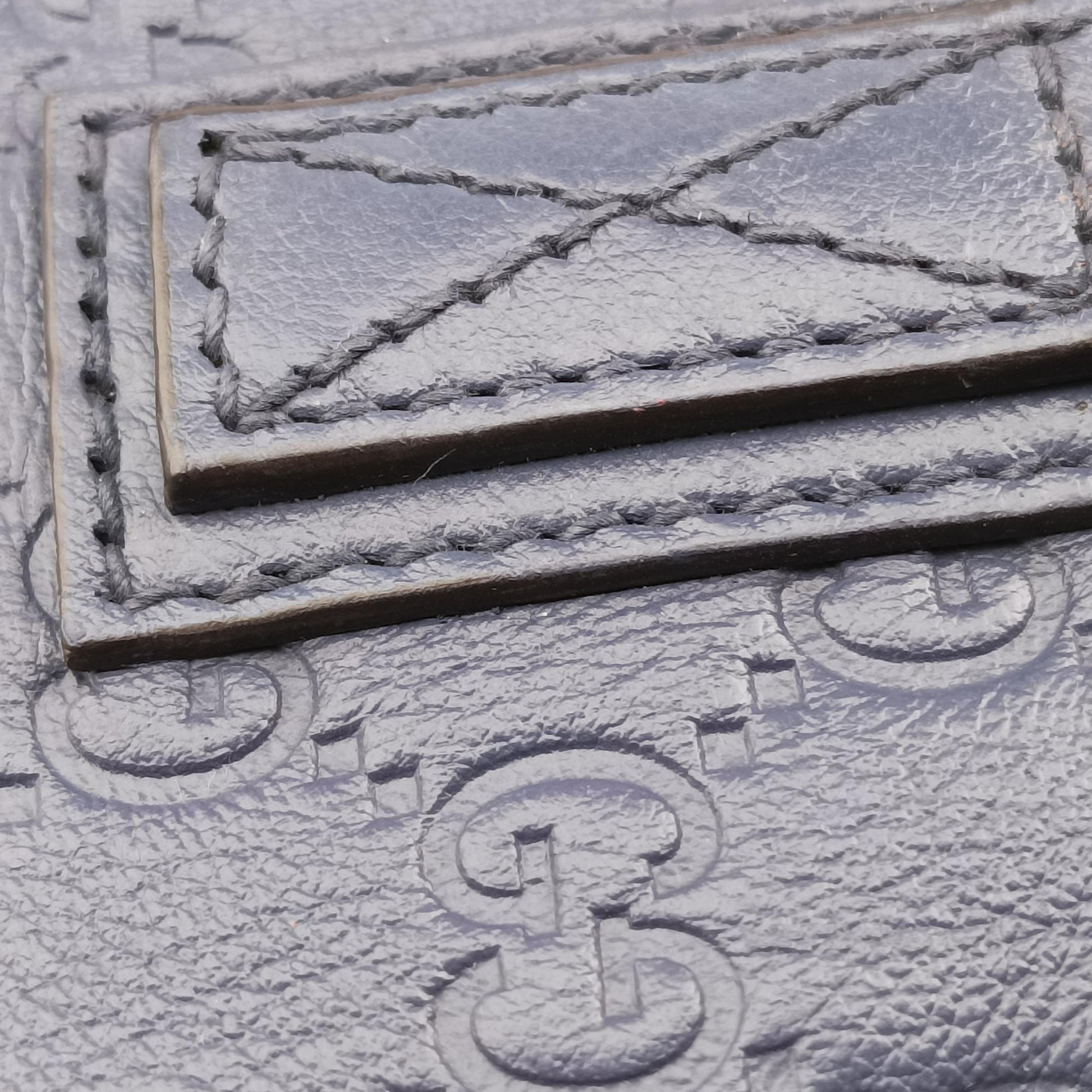 Guccissima GG Imprime Blue Leather 211120 I015246556グッチシマ インプリメ ブルー レザー 211120 I015246556