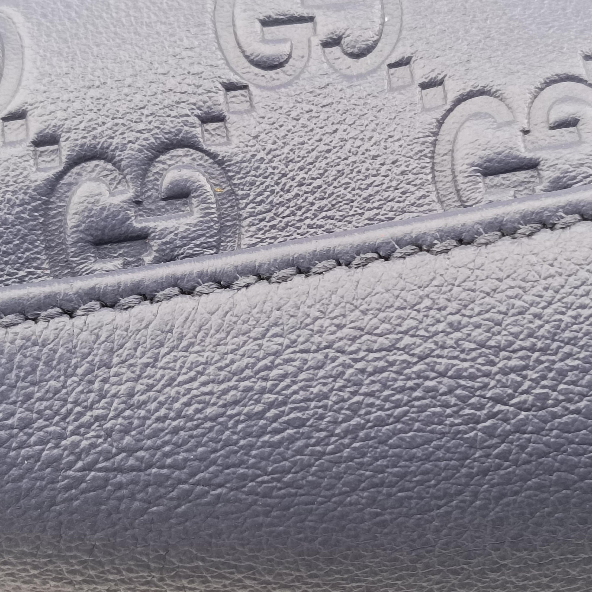 Guccissima GG Imprime Blue Leather 211120 I015246556グッチシマ インプリメ ブルー レザー 211120 I015246556