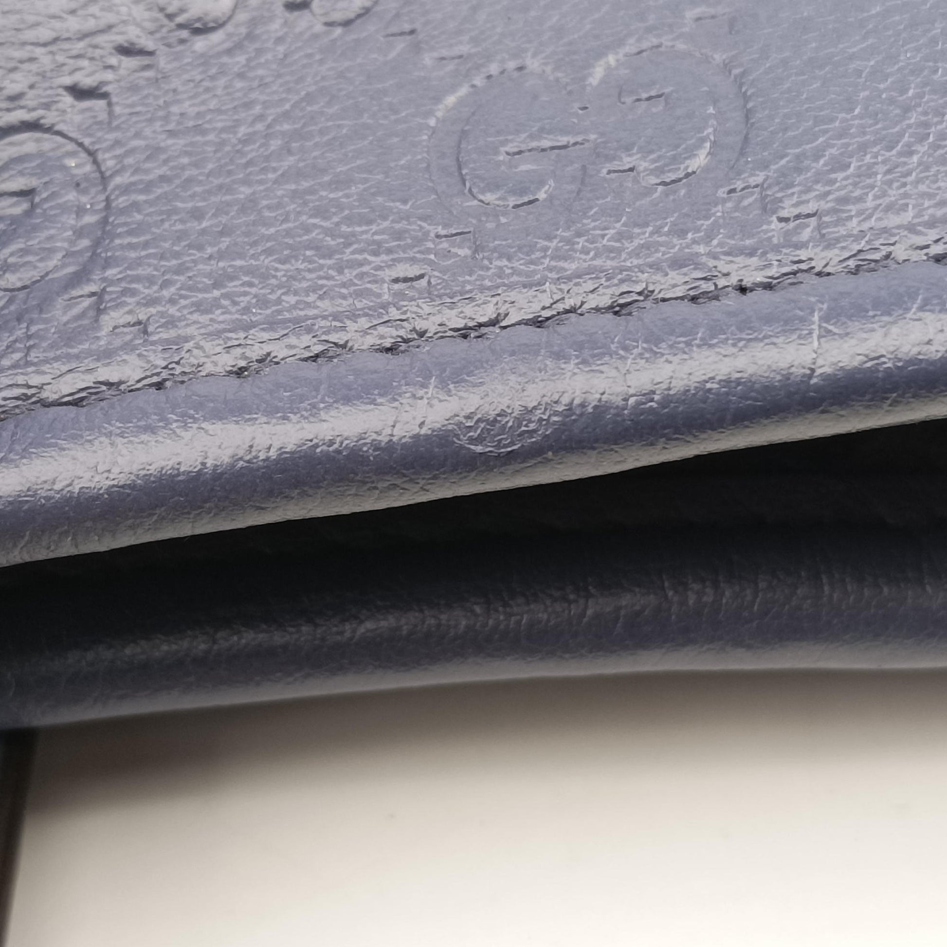 Guccissima GG Imprime Blue Leather 211120 I015246556グッチシマ インプリメ ブルー レザー 211120 I015246556