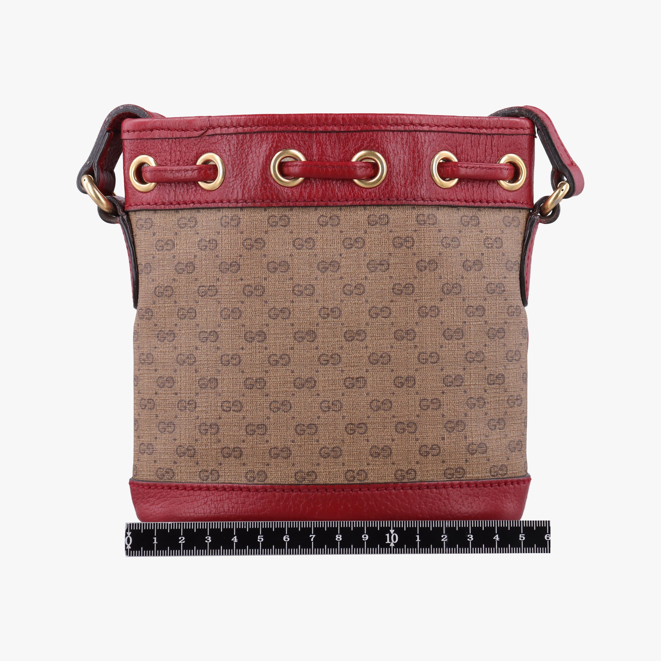 Doraemon collaboration Brown×Red×Multi PVC coated canvas×Leather 647801 G033912944ドラえもんコラボ ブラウン×レッド×マルチ PVCコーティングキャンバス×レザー 647801 G033912944