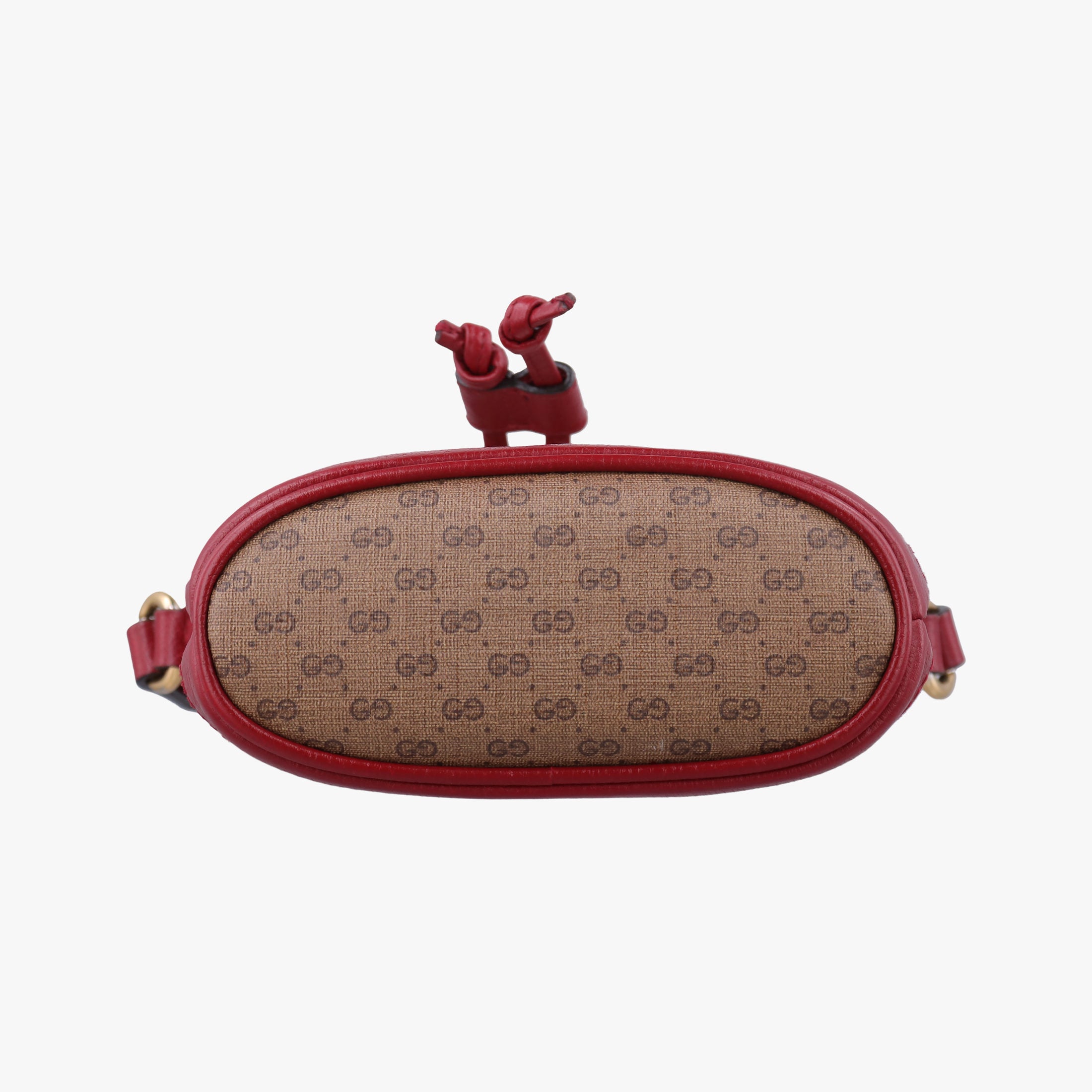 Doraemon collaboration Brown×Red×Multi PVC coated canvas×Leather 647801 G033912944ドラえもんコラボ ブラウン×レッド×マルチ PVCコーティングキャンバス×レザー 647801 G033912944