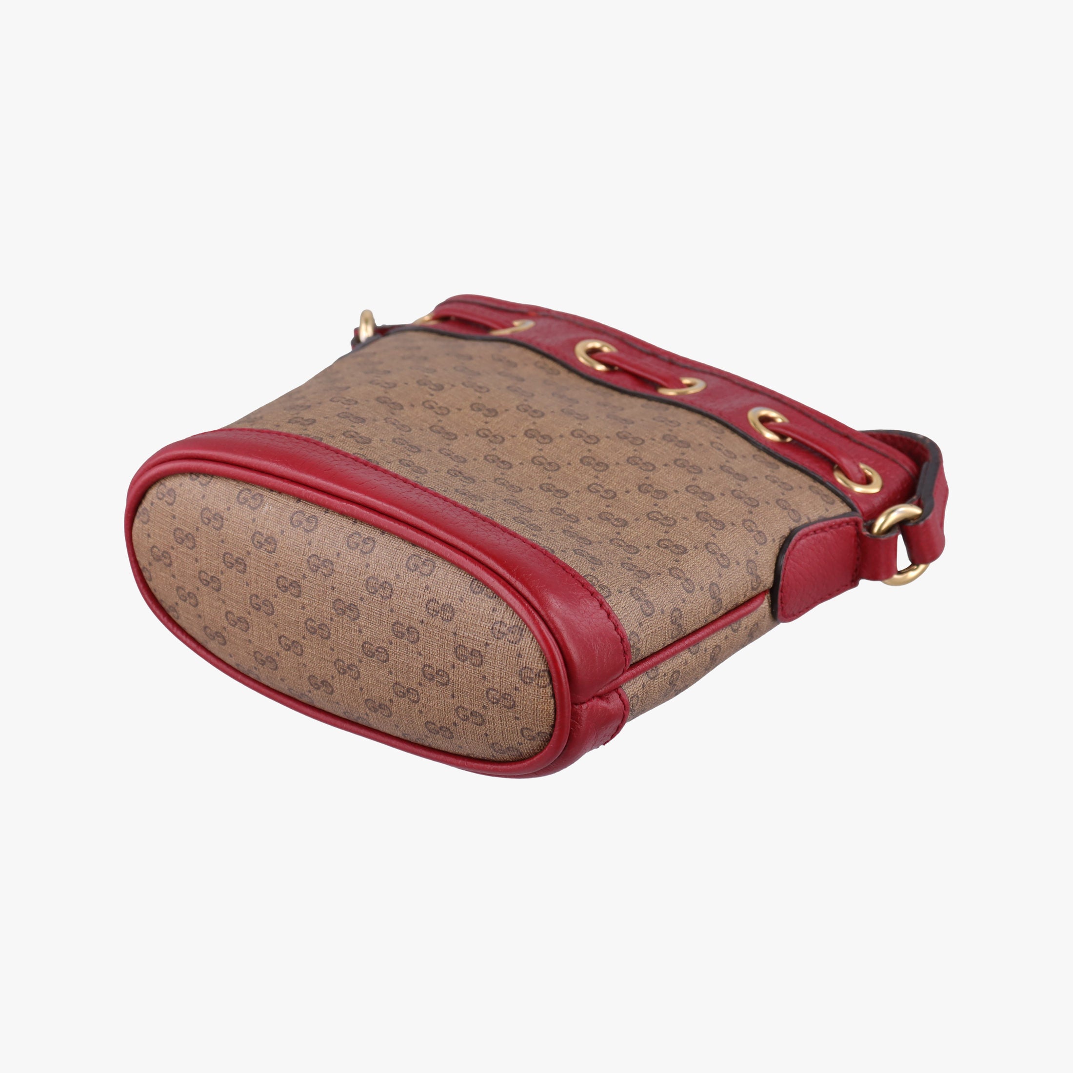 Doraemon collaboration Brown×Red×Multi PVC coated canvas×Leather 647801 G033912944ドラえもんコラボ ブラウン×レッド×マルチ PVCコーティングキャンバス×レザー 647801 G033912944