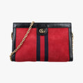 Ophidia Red×Black Suede×Patent 503877 H025787100オフィディア レッド×ブラック スエード×パテント 503877 H025787100