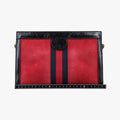 Ophidia Red×Black Suede×Patent 503877 H025787100オフィディア レッド×ブラック スエード×パテント 503877 H025787100