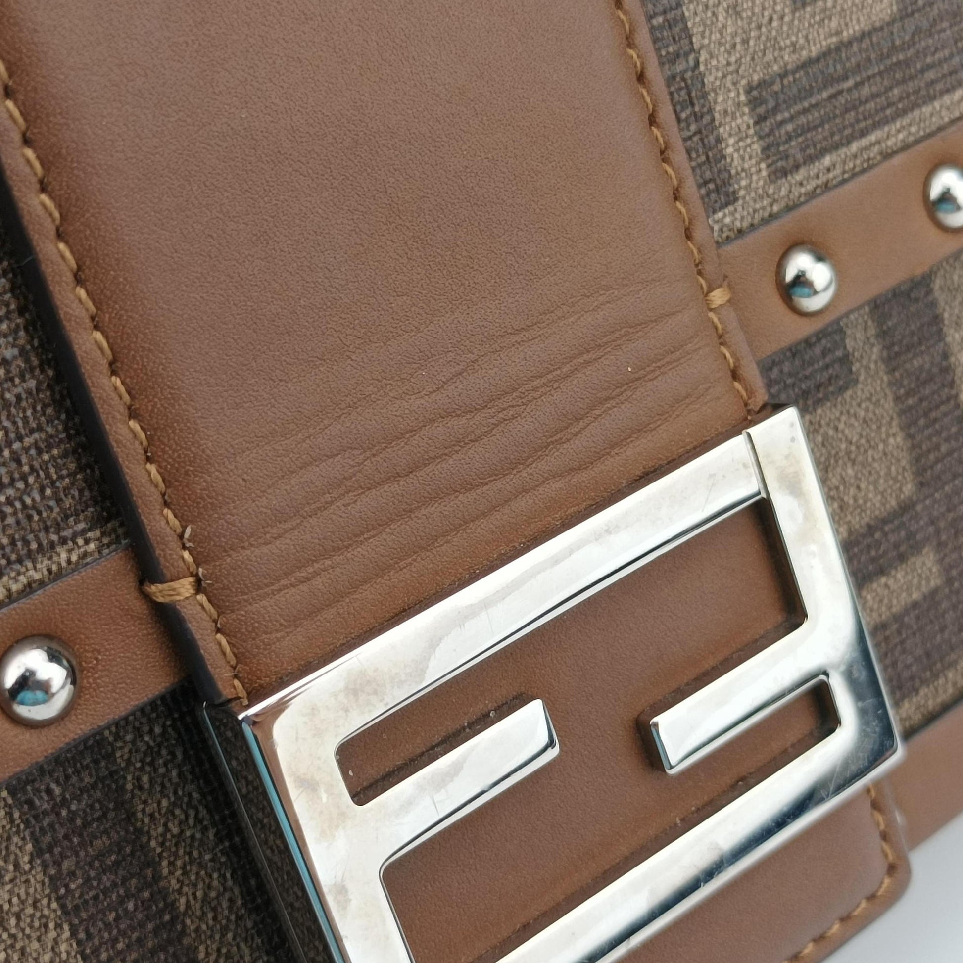 Zucca Trunk Brown PVC coated canvas×Leather 7VA507 7VA507-A8V3 209-0179ズッカ トランク ブラウン PVCコーティングキャンバス×レザー 7VA507 7VA507-A8V3 209-0179