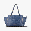 Rockstud Navy Leather Lot number unknownロックスタッズ ネイビー レザー 製番不明