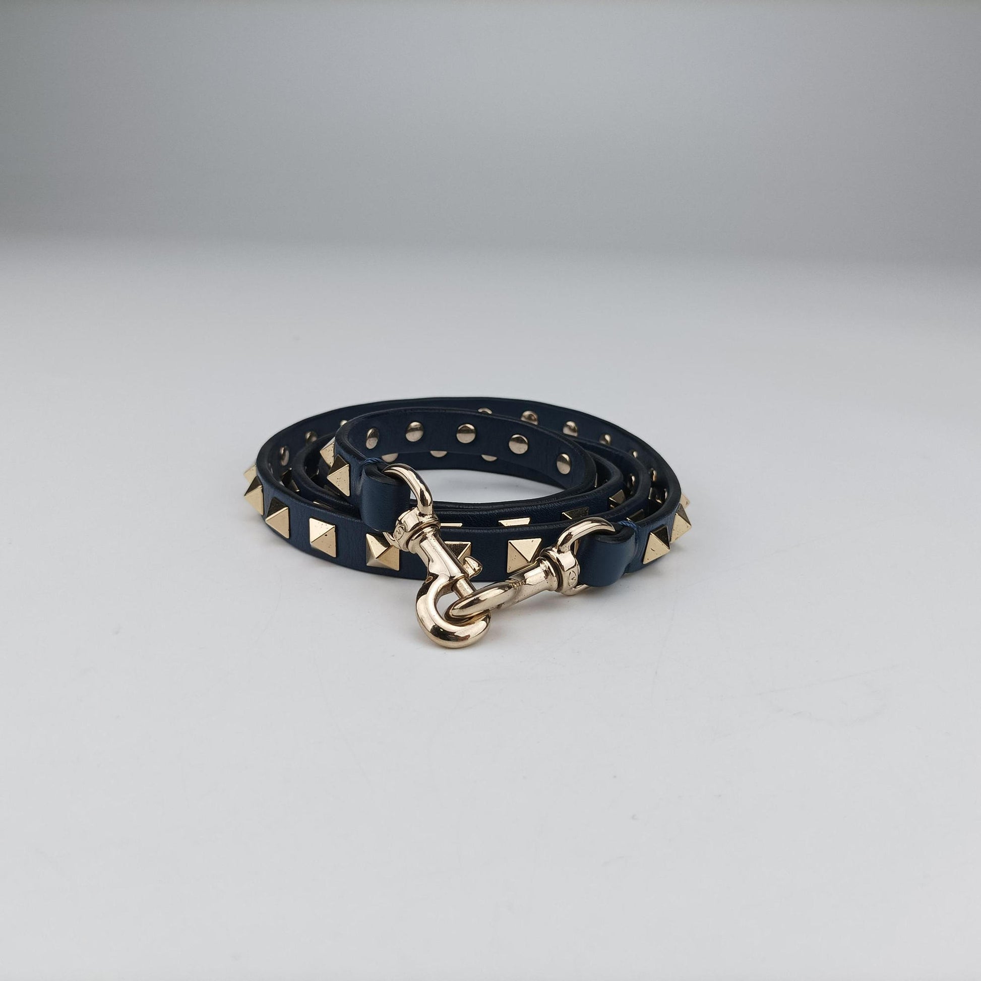 Rockstud Navy Leather Lot number unknownロックスタッズ ネイビー レザー 製番不明