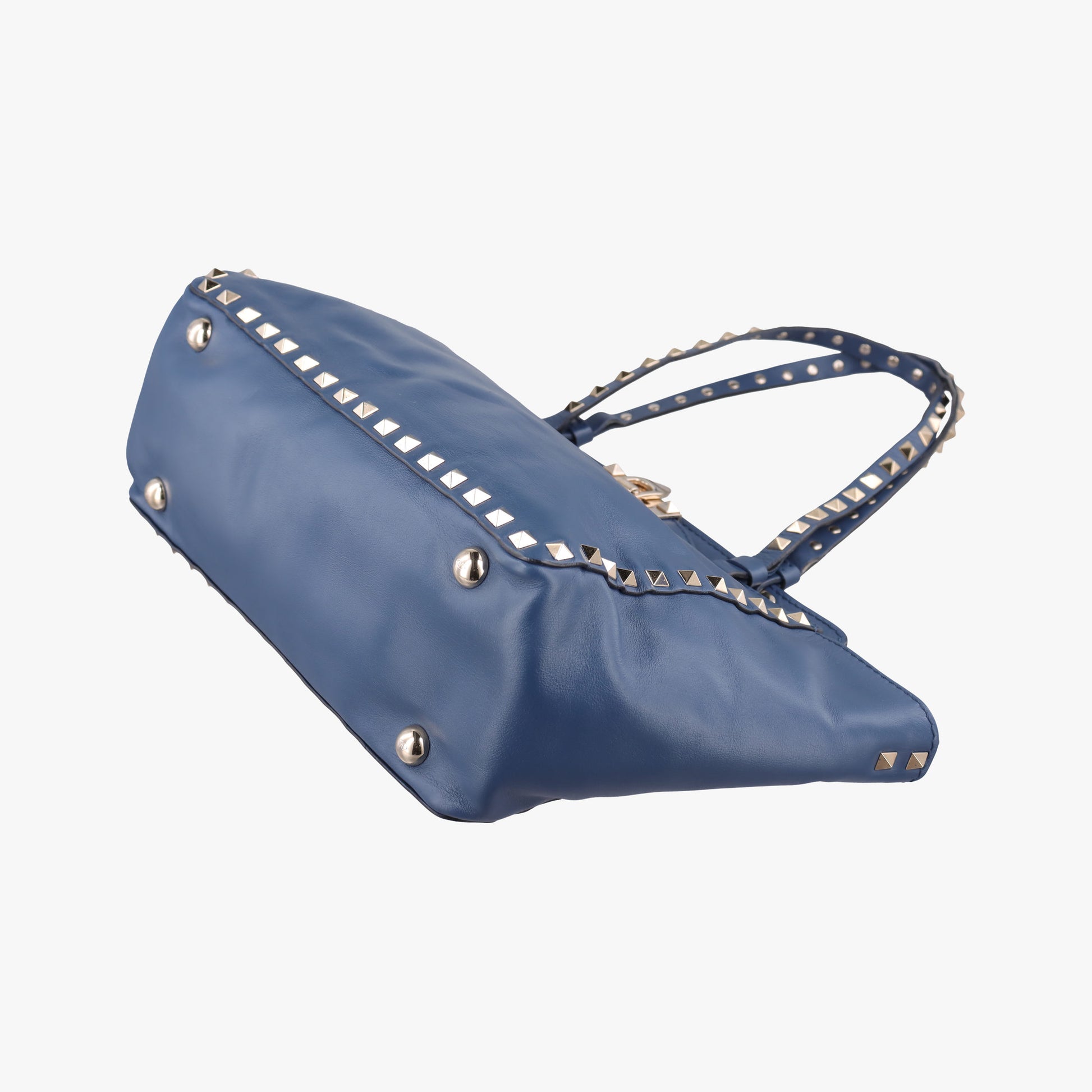 Rockstud Navy Leather Lot number unknownロックスタッズ ネイビー レザー 製番不明