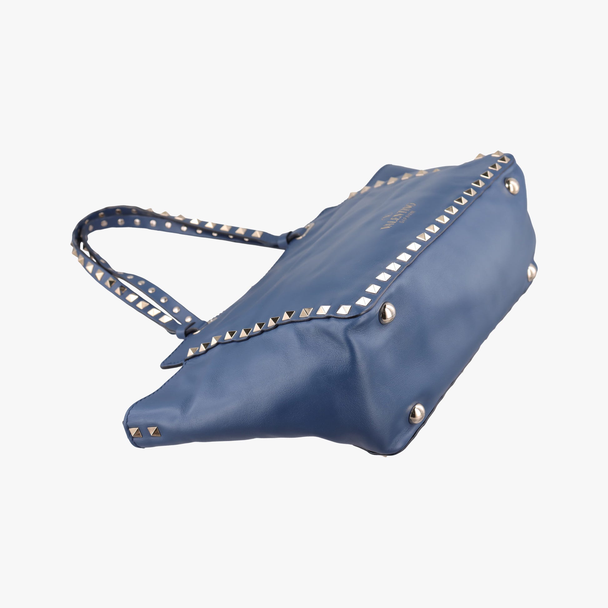 Rockstud Navy Leather Lot number unknownロックスタッズ ネイビー レザー 製番不明