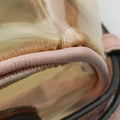OPHIDIA Pink×Transparent PVC coated canvas 517350 オフィディア ピンク×クリア PVCコーティングキャンバス 517350 