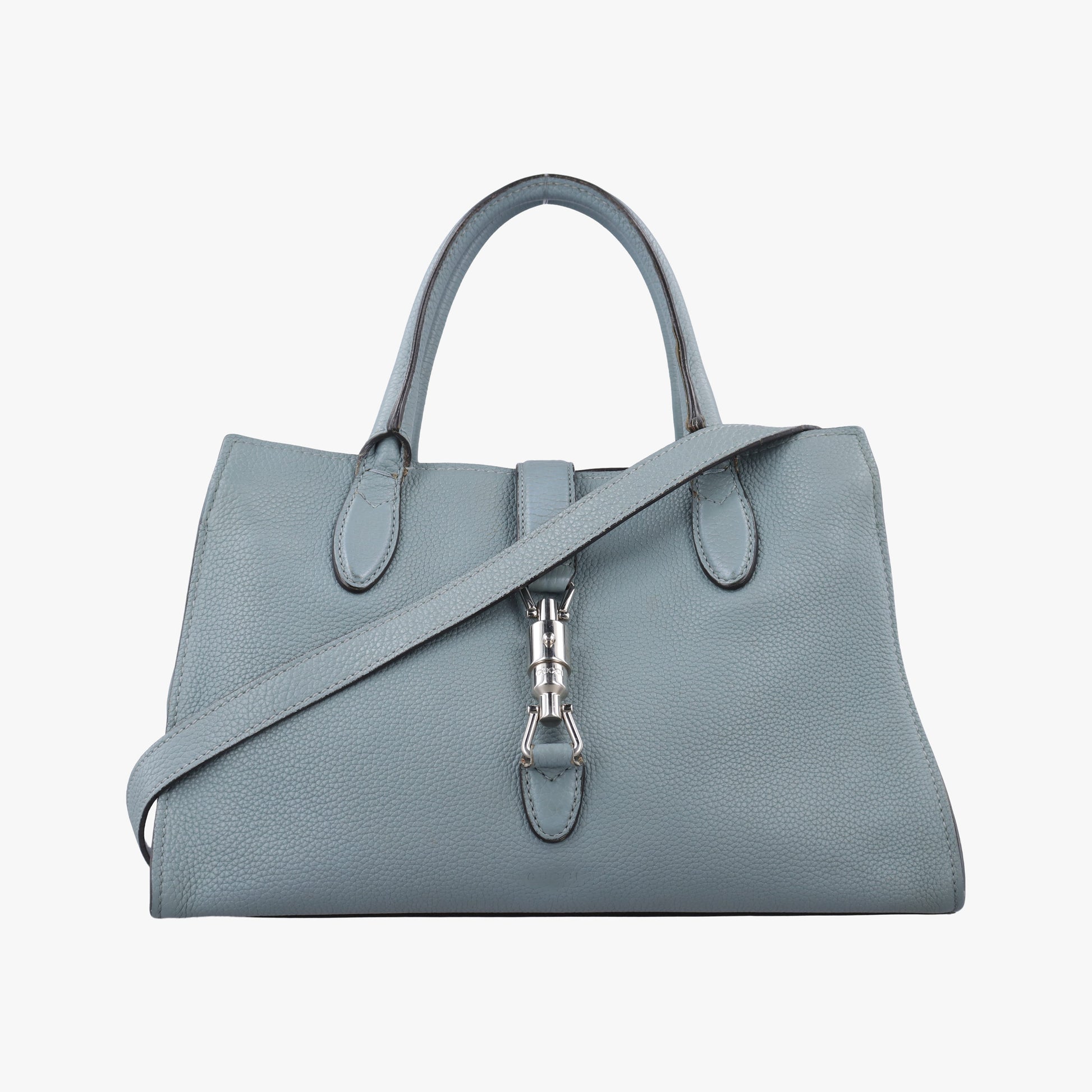 new jackie Blue Leather 365460 D016825924ニュージャッキー ブルー レザー 365460 D016825924