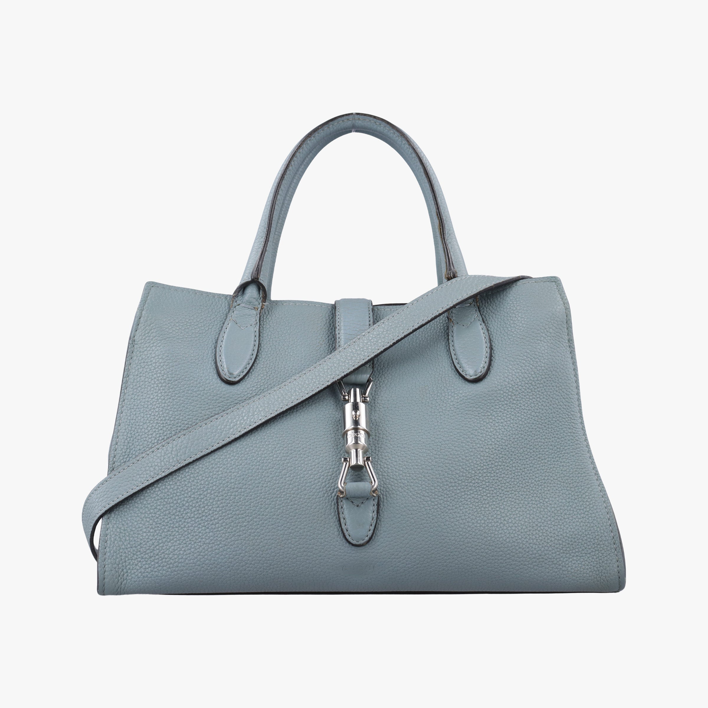 new jackie Blue Leather 365460 D016825924ニュージャッキー ブルー レザー 365460 D016825924