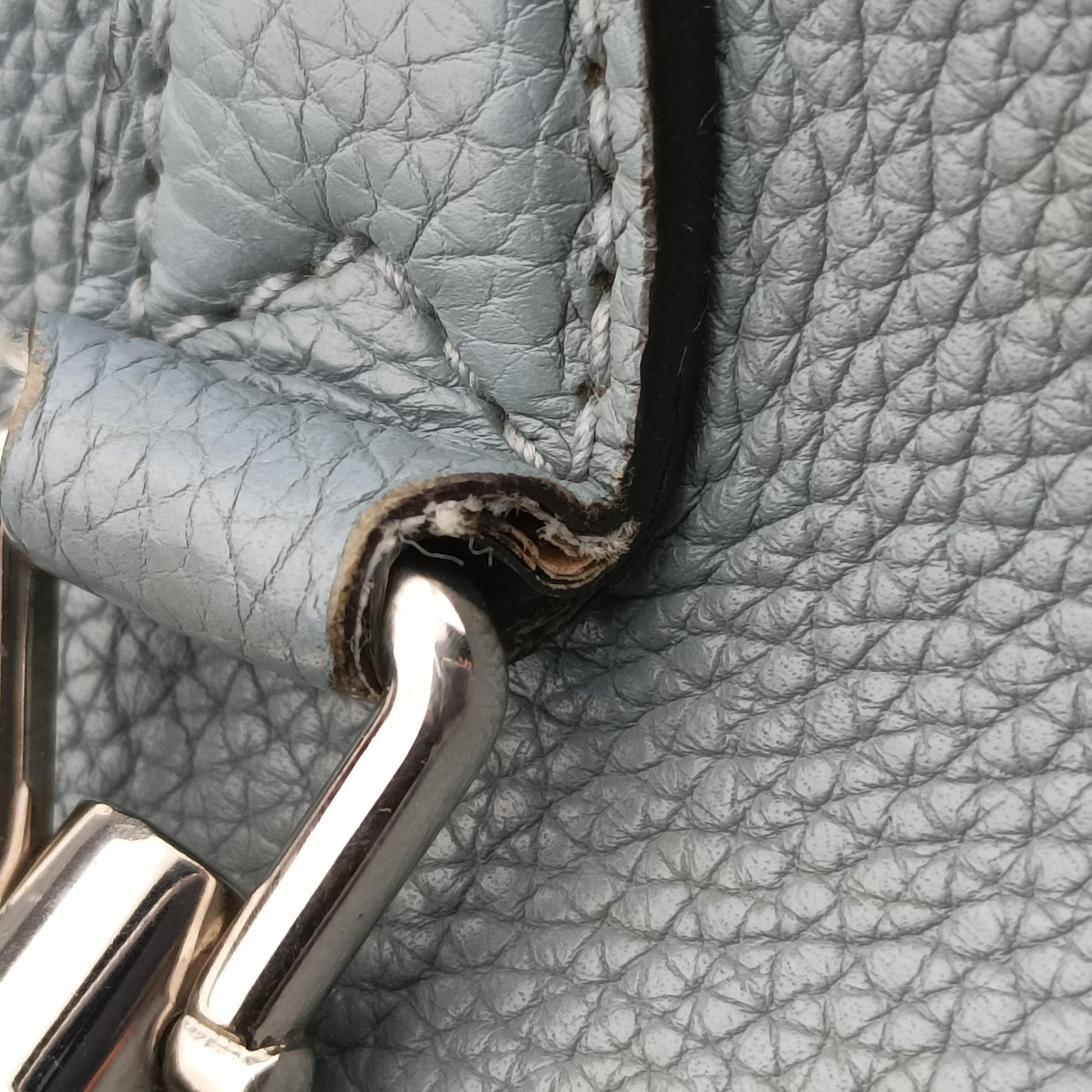 new jackie Blue Leather 365460 D016825924ニュージャッキー ブルー レザー 365460 D016825924