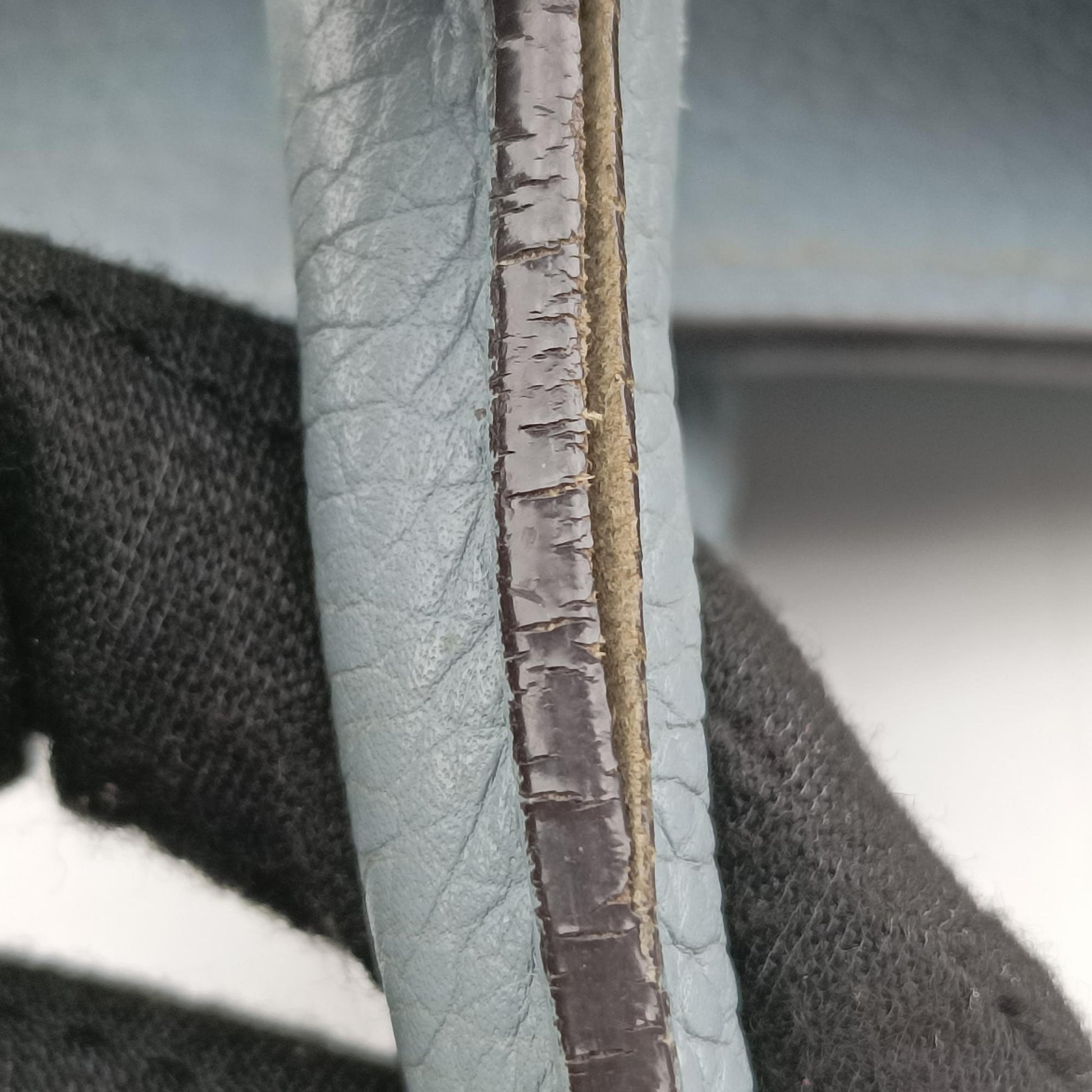 new jackie Blue Leather 365460 D016825924ニュージャッキー ブルー レザー 365460 D016825924
