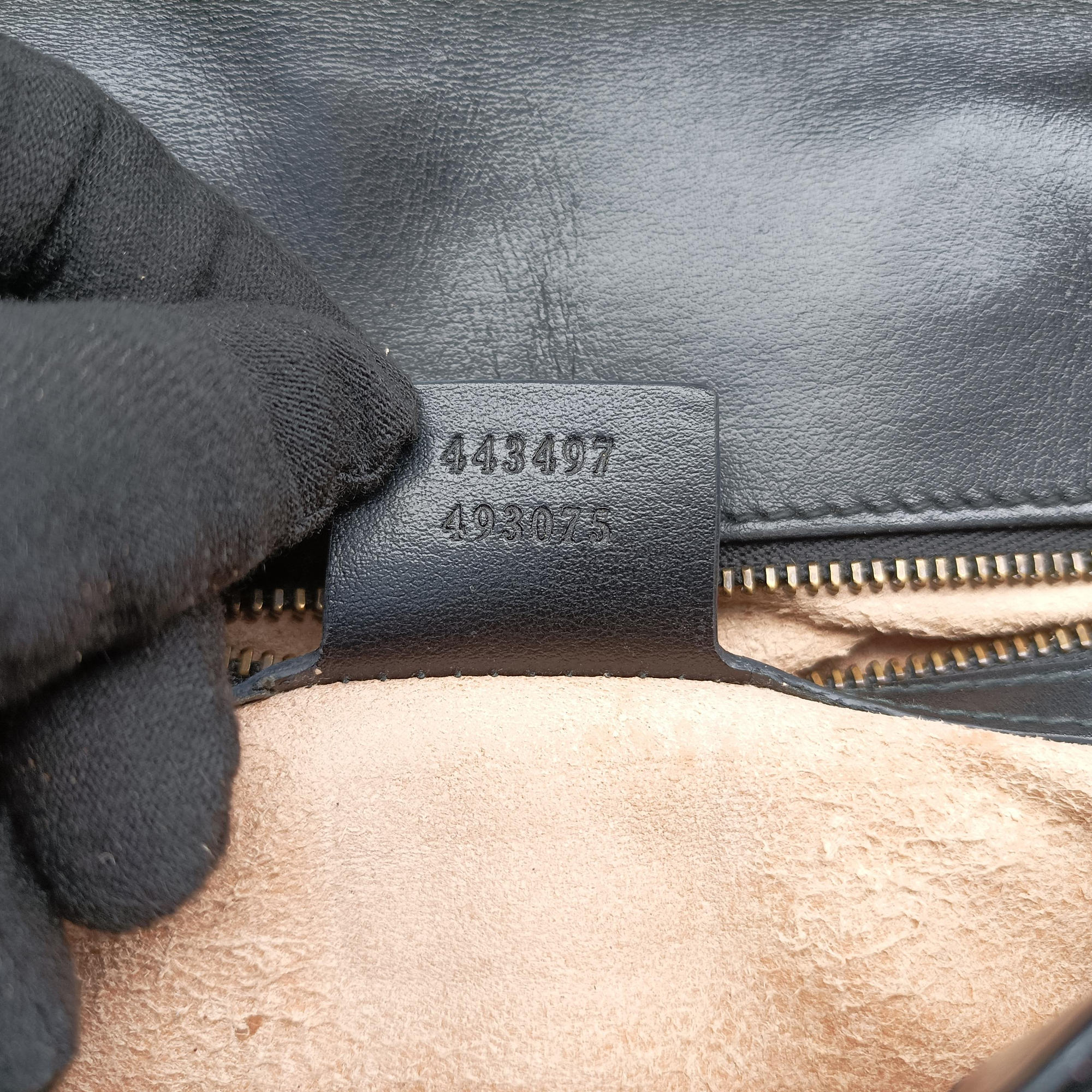 GG Marmont Black Leather 443497 G025889857GGマーモント ブラック レザー 443497 G025889857