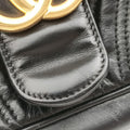 GG Marmont Black Leather 443497 G025889857GGマーモント ブラック レザー 443497 G025889857