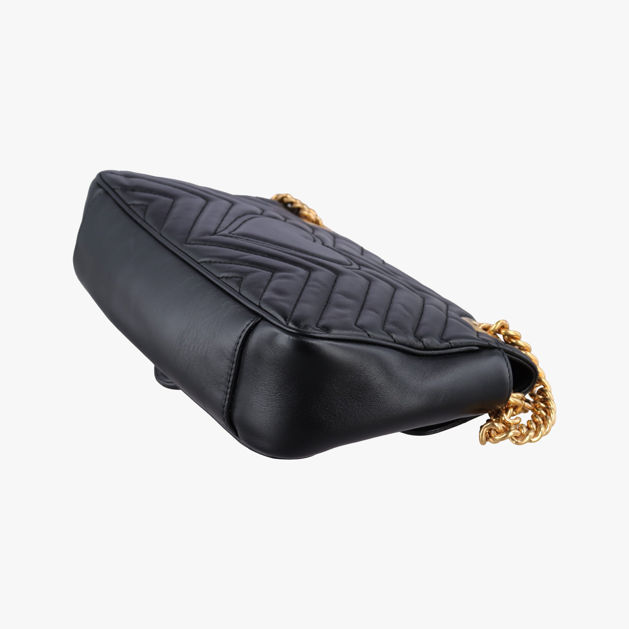 GG Marmont Black Leather 443497 G025889857GGマーモント ブラック レザー 443497 G025889857