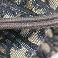 Wicker Basket Camel×Navy Natural wicker×Dior oblique jacquard 63-MA-1210ウィッカー バケット キャメル×ネイビー ナチュラルウィッカー×ディオール オブリーク ジャカード 63-MA-1210