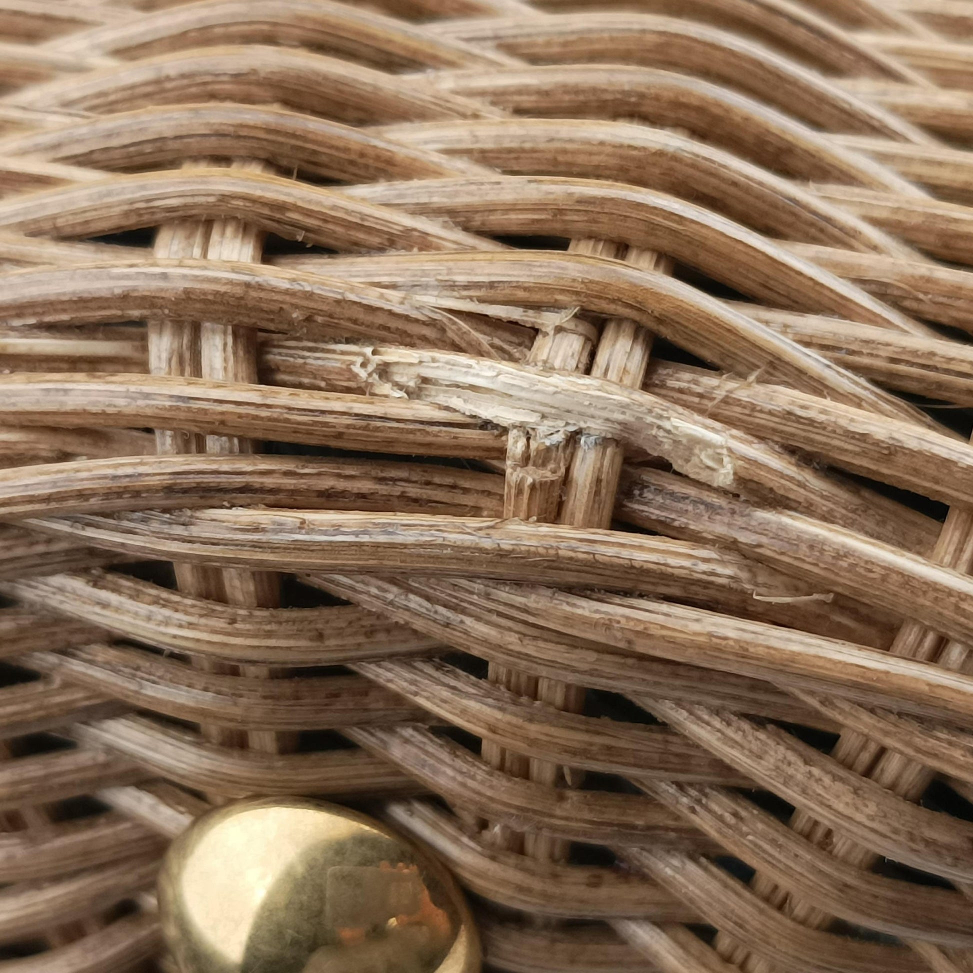 Wicker Basket Camel×Navy Natural wicker×Dior oblique jacquard 63-MA-1210ウィッカー バケット キャメル×ネイビー ナチュラルウィッカー×ディオール オブリーク ジャカード 63-MA-1210