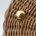 Wicker Basket Camel×Navy Natural wicker×Dior oblique jacquard 63-MA-1210ウィッカー バケット キャメル×ネイビー ナチュラルウィッカー×ディオール オブリーク ジャカード 63-MA-1210