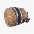 Wicker Basket Camel×Navy Natural wicker×Dior oblique jacquard 63-MA-1210ウィッカー バケット キャメル×ネイビー ナチュラルウィッカー×ディオール オブリーク ジャカード 63-MA-1210