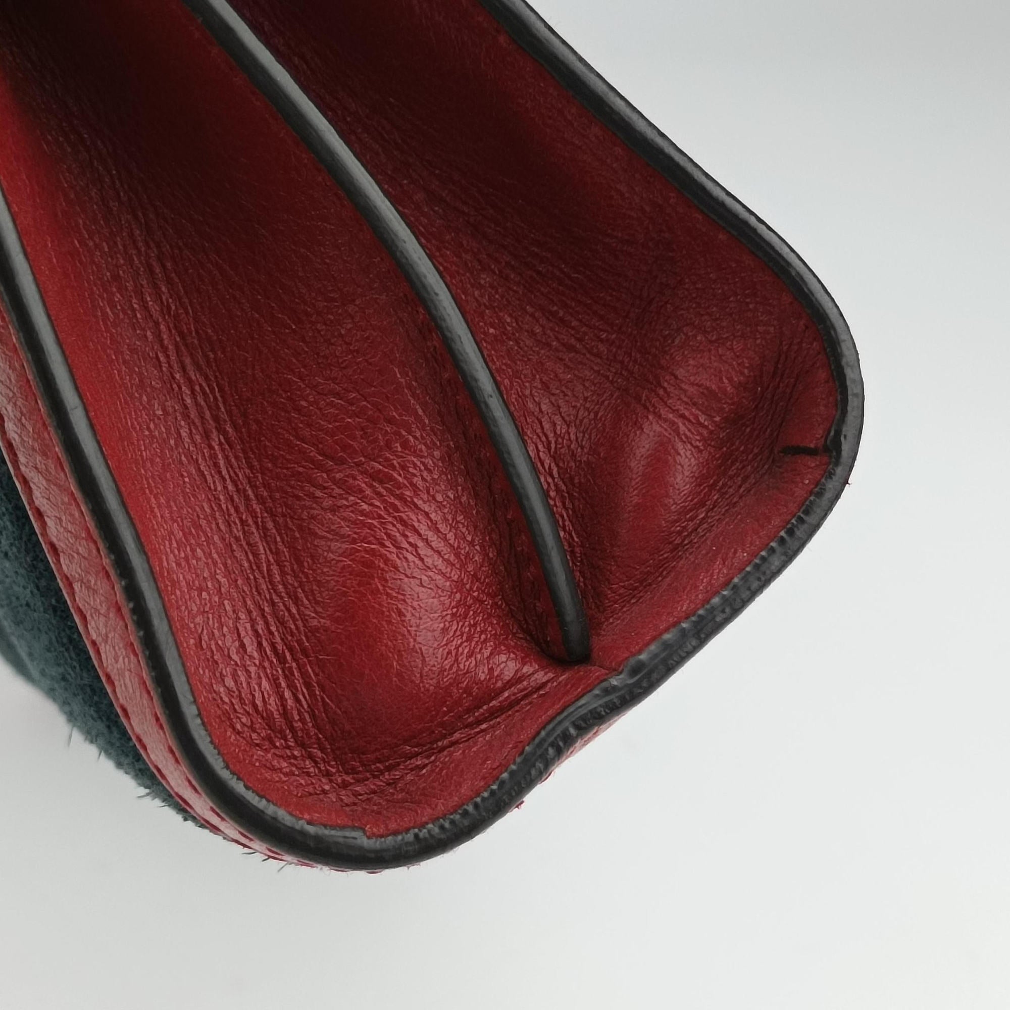 Ophidia Navy×red Suede×leather 503877 H027409795オフィディア ネイビー×レッド スエード×レザー 503877 H027409795