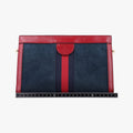 Ophidia Navy×red Suede×leather 503877 H027409795オフィディア ネイビー×レッド スエード×レザー 503877 H027409795