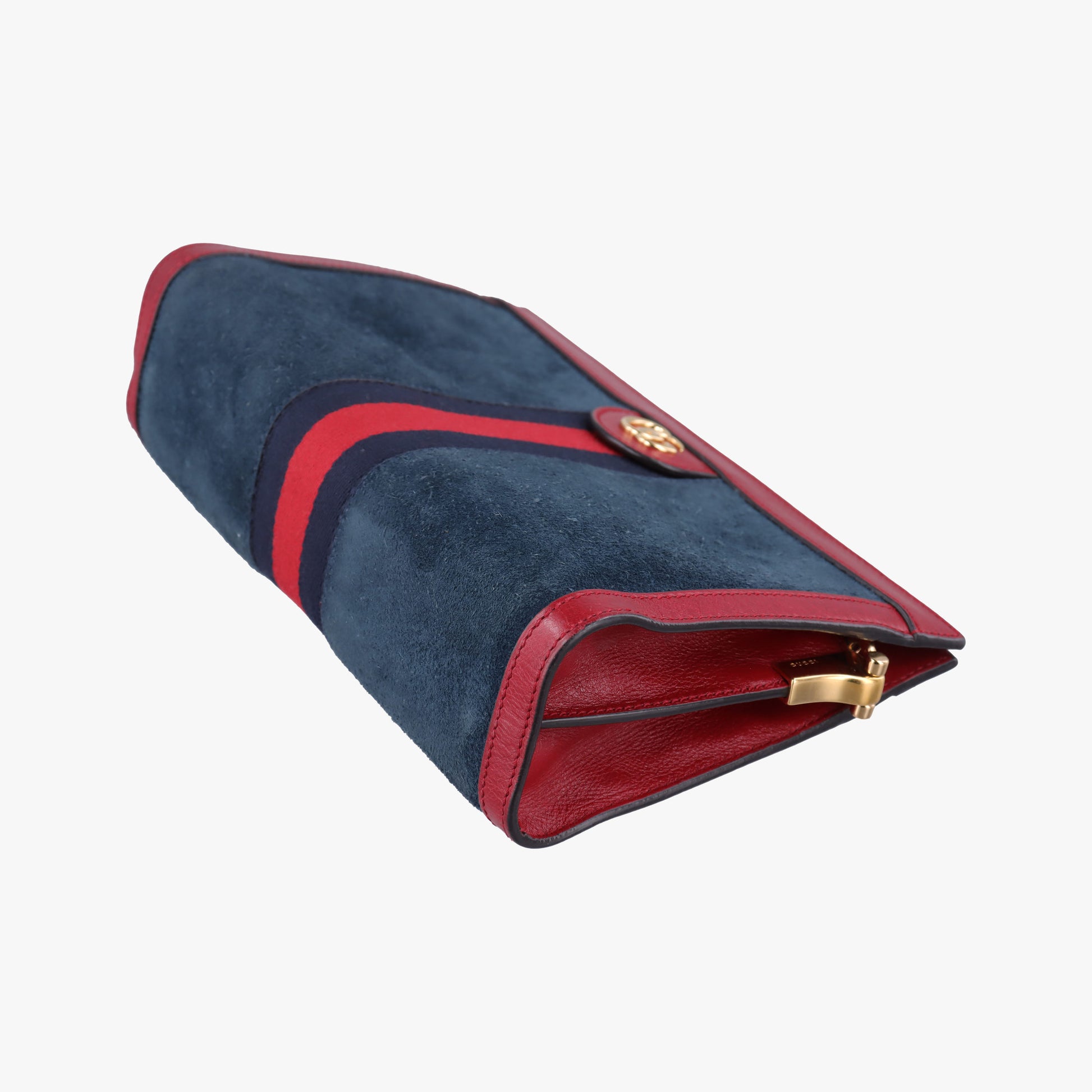 Ophidia Navy×red Suede×leather 503877 H027409795オフィディア ネイビー×レッド スエード×レザー 503877 H027409795