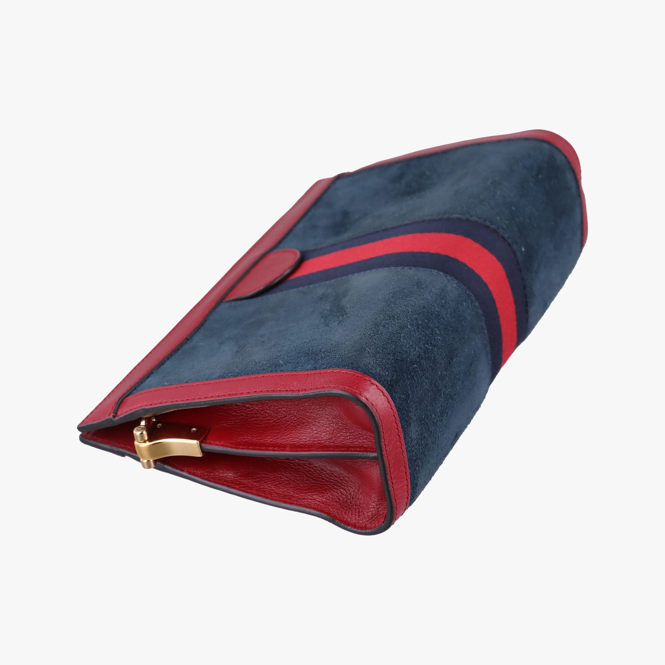 Ophidia Navy×red Suede×leather 503877 H027409795オフィディア ネイビー×レッド スエード×レザー 503877 H027409795